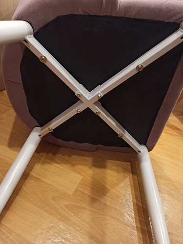 Стул на металлокаркасе Kora gray / black фото покупателя 424