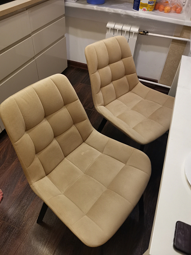 Стул на металлокаркасе Челси К бирюзовый / черный фото покупателя 155