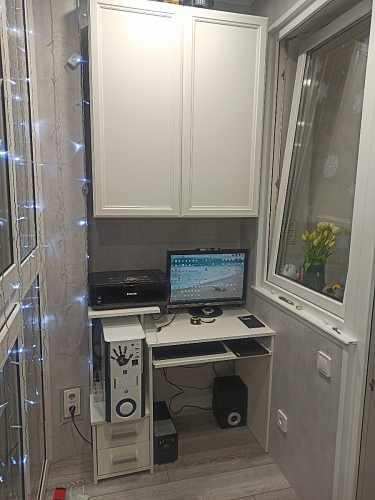 Компьютерный стол Джаз-24 правый дуб сонома фото покупателя 83