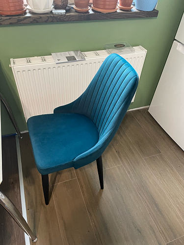 Стул на металлокаркасе Kora light blue / white фото покупателя 117