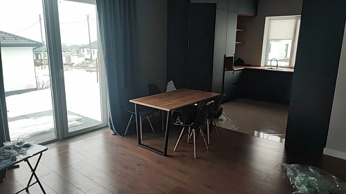 Деревянный стол Лота Лофт 120х75 белый матовый / дуб крафт золотой фото покупателя 498