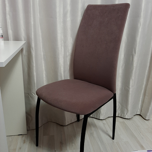 Стул на металлокаркасе Tod light purple / light blue / black фото покупателя 40