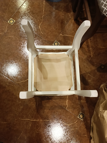 Табурет Хаконэ молочный / ромб фото покупателя 4