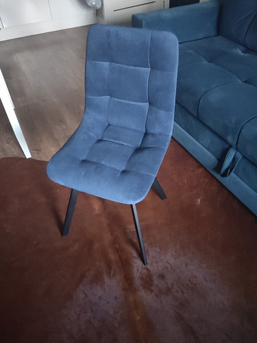 Стул на металлокаркасе Чилли зеленый / черный фото покупателя 1415