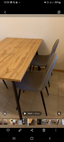 Стол Тринити Лофт 120 25 мм черный матовый / юта фото покупателя 188