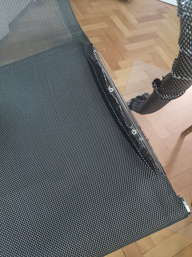 Компьютерное кресло Reus сетка черный / хром фото покупателя 3