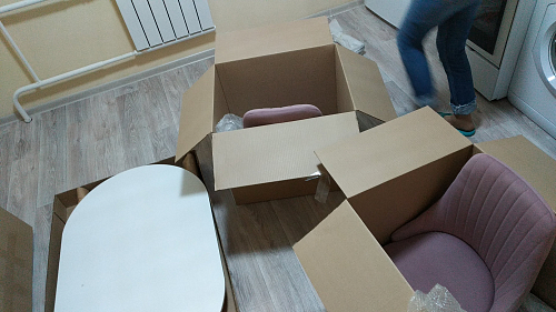 Стул на металлокаркасе Kora gray / black фото покупателя 487