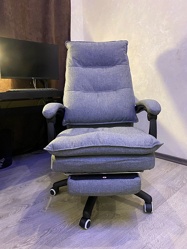 Компьютерное кресло Rapid голубое фото покупателя 46