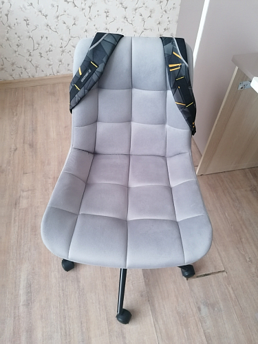 Компьютерное кресло Честер голубой (velutto 47 ) / черный фото покупателя 18