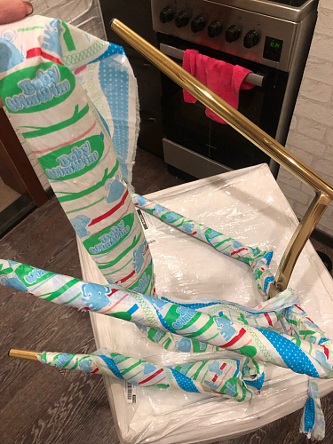 Стул на металлокаркасе Dabl 01 champagne / gold фото покупателя 195