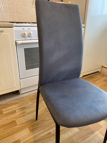 Стул на металлокаркасе Tod light blue / orange / black фото покупателя 1