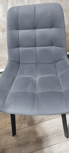 Стул на металлокаркасе Челси бежевый / белый каркас фото покупателя 244