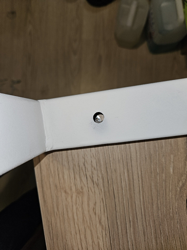 Письменный стол Битти Лофт 116х60х75 дуб делано светлый / белый матовый фото покупателя 123