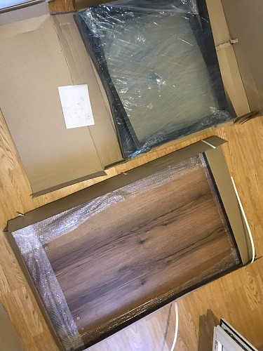 Стол Лота Лофт 140 25 мм черный матовый / бетон фото покупателя 600