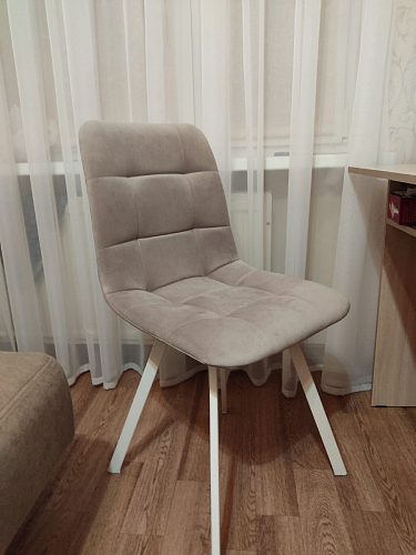 Комплект стульев Чилли 2 шт бежевый / черный фото покупателя 923