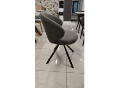 Стул на металлокаркасе Solomon крутящийся white / black из шоурума 4