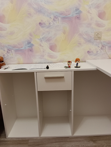 Письменный стол Лайт 03.245F белый гладкий 101 фото покупателя 26