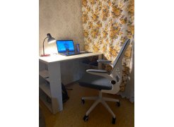 Компьютерное кресло Konfi blue / white фото покупателя 36