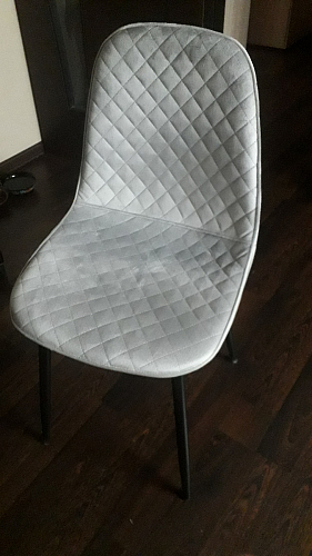 Стул на металлокаркасе Capri dark beige / white фото покупателя 112