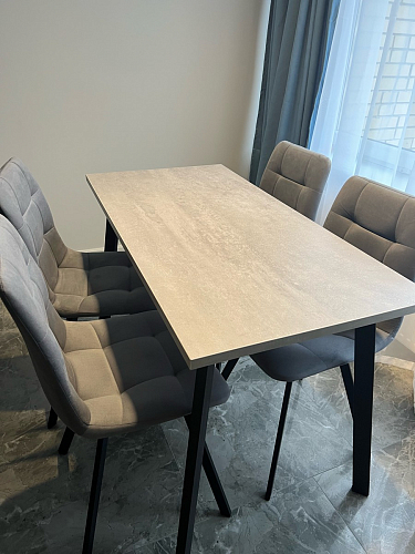 Стул на металлокаркасе Чилли бирюзовый / черный фото покупателя 991