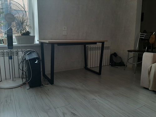 Деревянный стол Лота Лофт 120x75 дуб крафт табачный / черный матовый фото покупателя 260