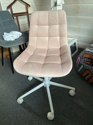 Компьютерное кресло Честер синий (velutto 46 ) / белый фото покупателя 39