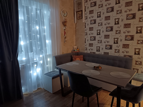 Стол Лота Лофт 140 25 мм черный матовый / дуб вотан фото покупателя 738