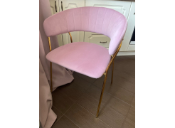 Стул на металлокаркасе Kamelia темно-серый / золотой фото покупателя 65