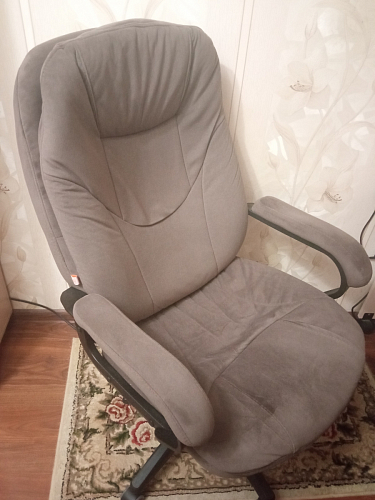 Компьютерное кресло Comfort Lux/Комфорт Люкс серый фото покупателя 127