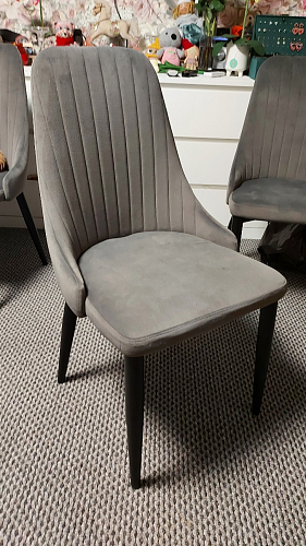 Стул на металлокаркасе Kora gray / black фото покупателя 235