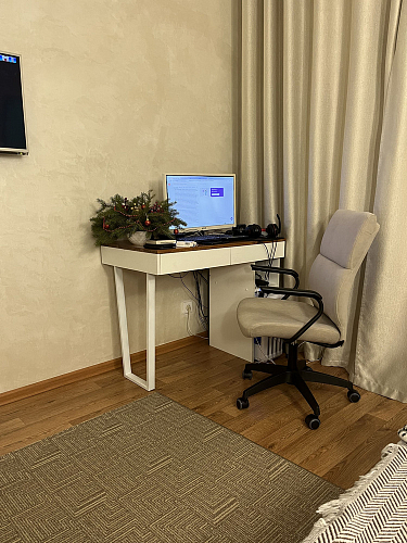 Компьютерное кресло Benefit флок бежевый 7 фото покупателя 19