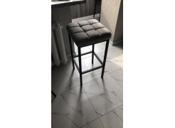 Барный стул Лофт кожзам d1 / черный матовый фото покупателя 251