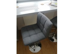 Барный стул Paskal gray / chrome фото покупателя 12