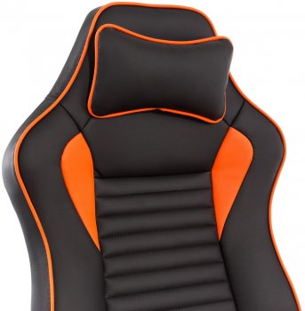 Компьютерное кресло Leon черное / оранжевое