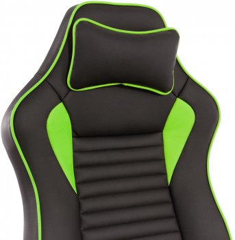 Компьютерное кресло Leon черное / зеленое