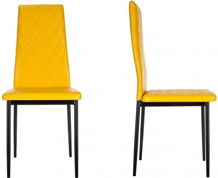 Стул Jams черный / желтый