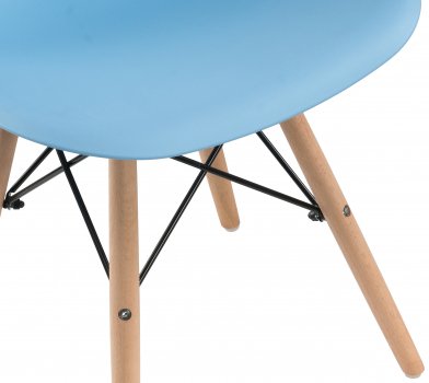 Пластиковый стул Eames PC-015 blue