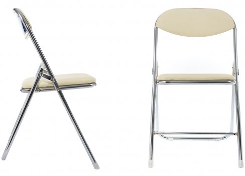 Стул Fold раскладной бежевый