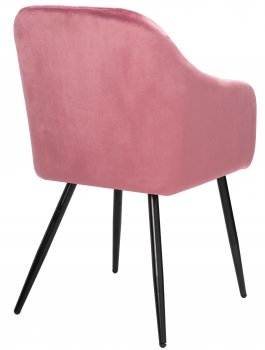 Стул на металлокаркасе Slam dark pink