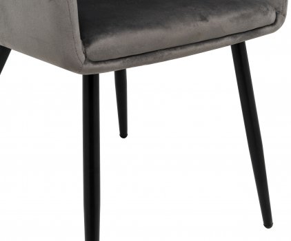 Стул на металлокаркасе Slam тёмно-серый