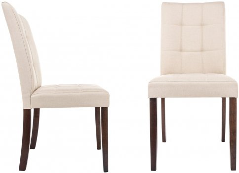 Стул Madina dark walnut / fabric cream