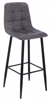 Барный стул Chio black / dark grey