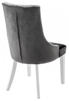 Стул Elegance white / fabric grey