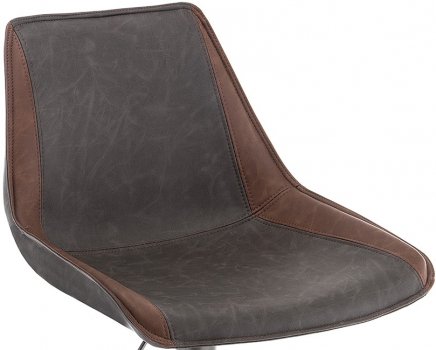 Барный стул Kozi серый / коричневый