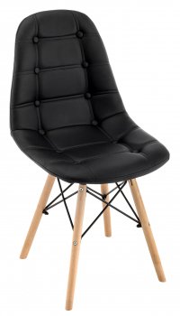 Деревянный стул Kvadro черный