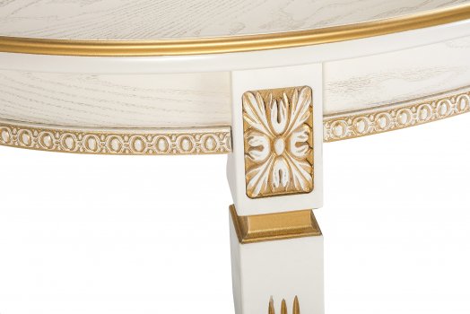 Стол Aviano молочный с патиной