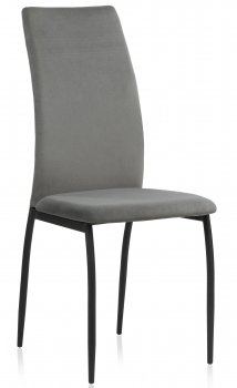 Стул Tod gray fabric / black